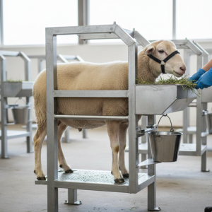 کنترل پنل، میلکومتر و جک شیردوش گوسفند